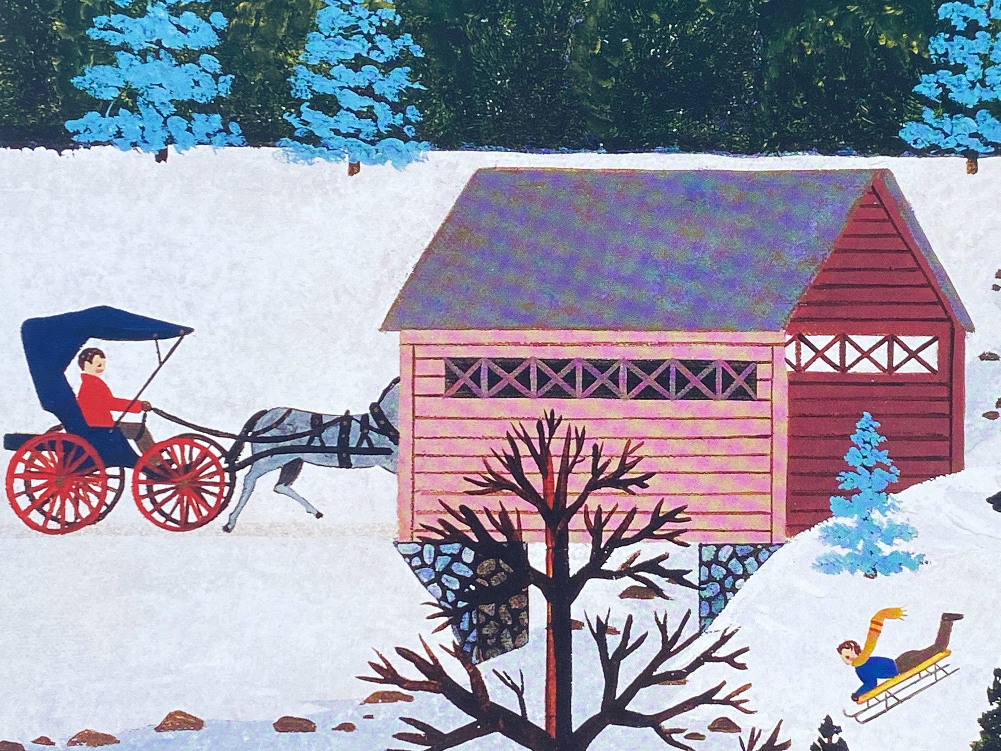Holiday Traditions Jane Wooster Scott Lithograph Print Artist Hand Signed