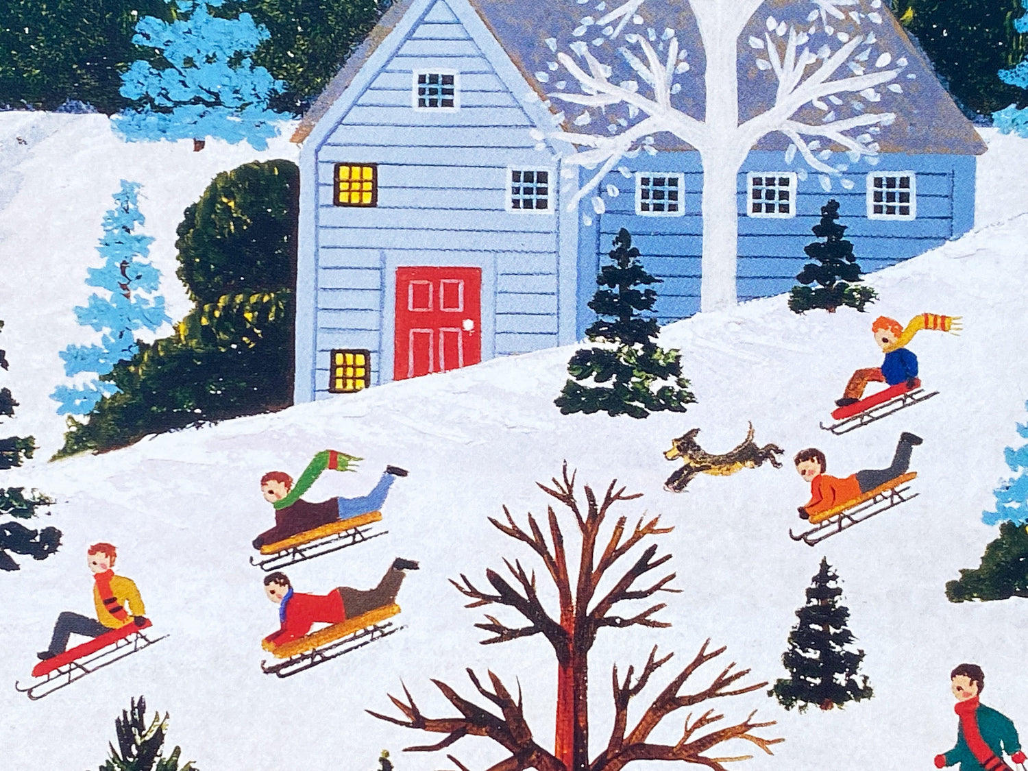 Holiday Traditions Jane Wooster Scott Lithograph Print Artist Hand Signed