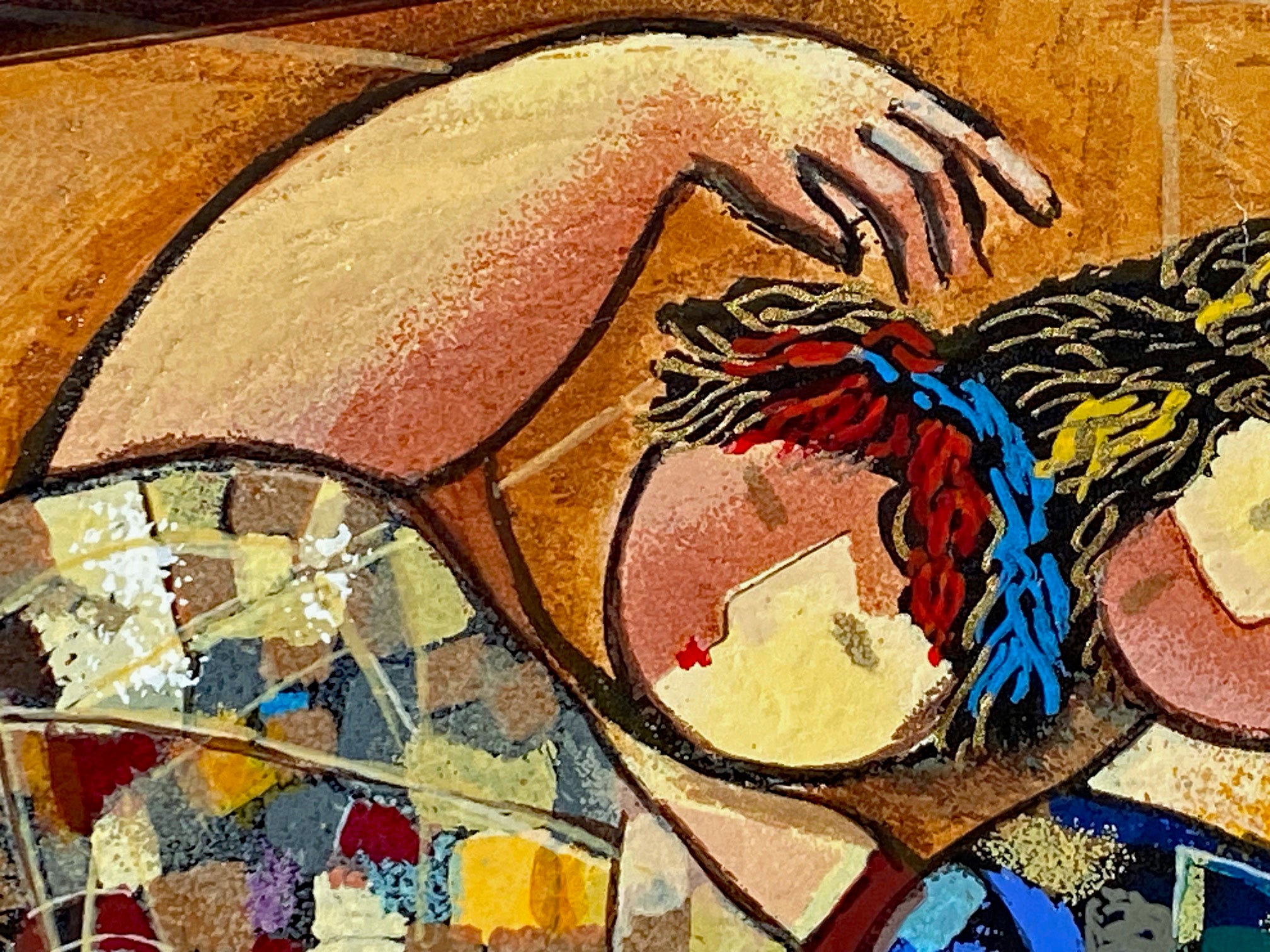 Peaceful Feelings Dorit Levi Hors Commerce Serigraph Artist Hand Signed and HC Numbered