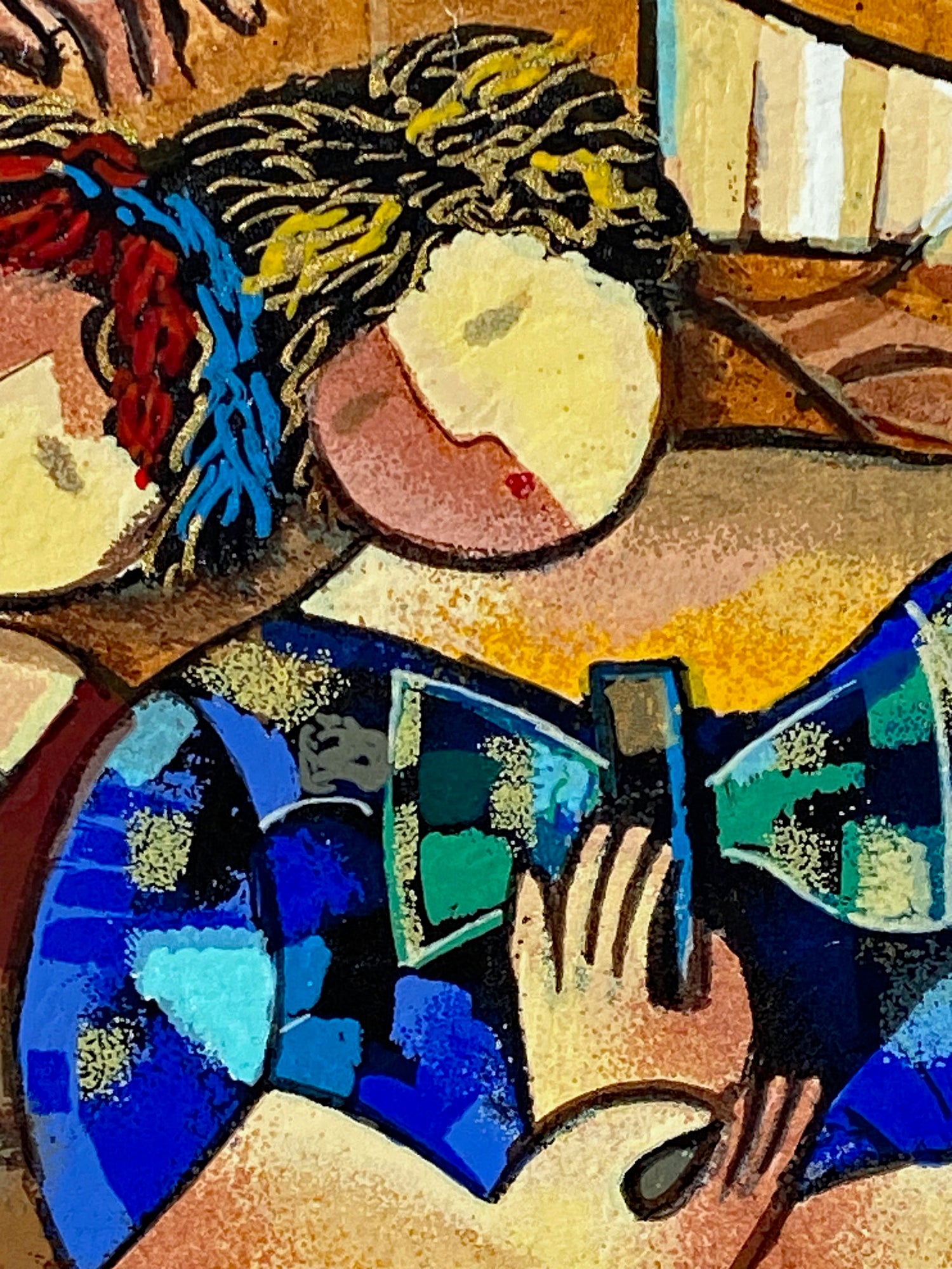 Peaceful Feelings Dorit Levi Hors Commerce Serigraph Artist Hand Signed and HC Numbered