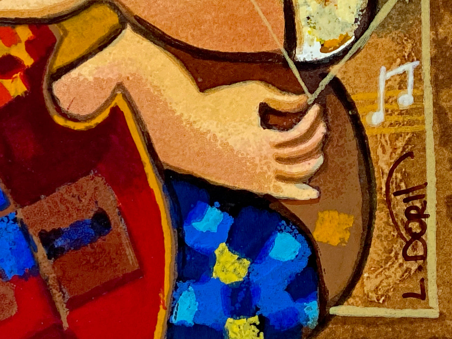 Salsa Fun II Dorit Levi Serigraph Artist Hand Signed and Numbered