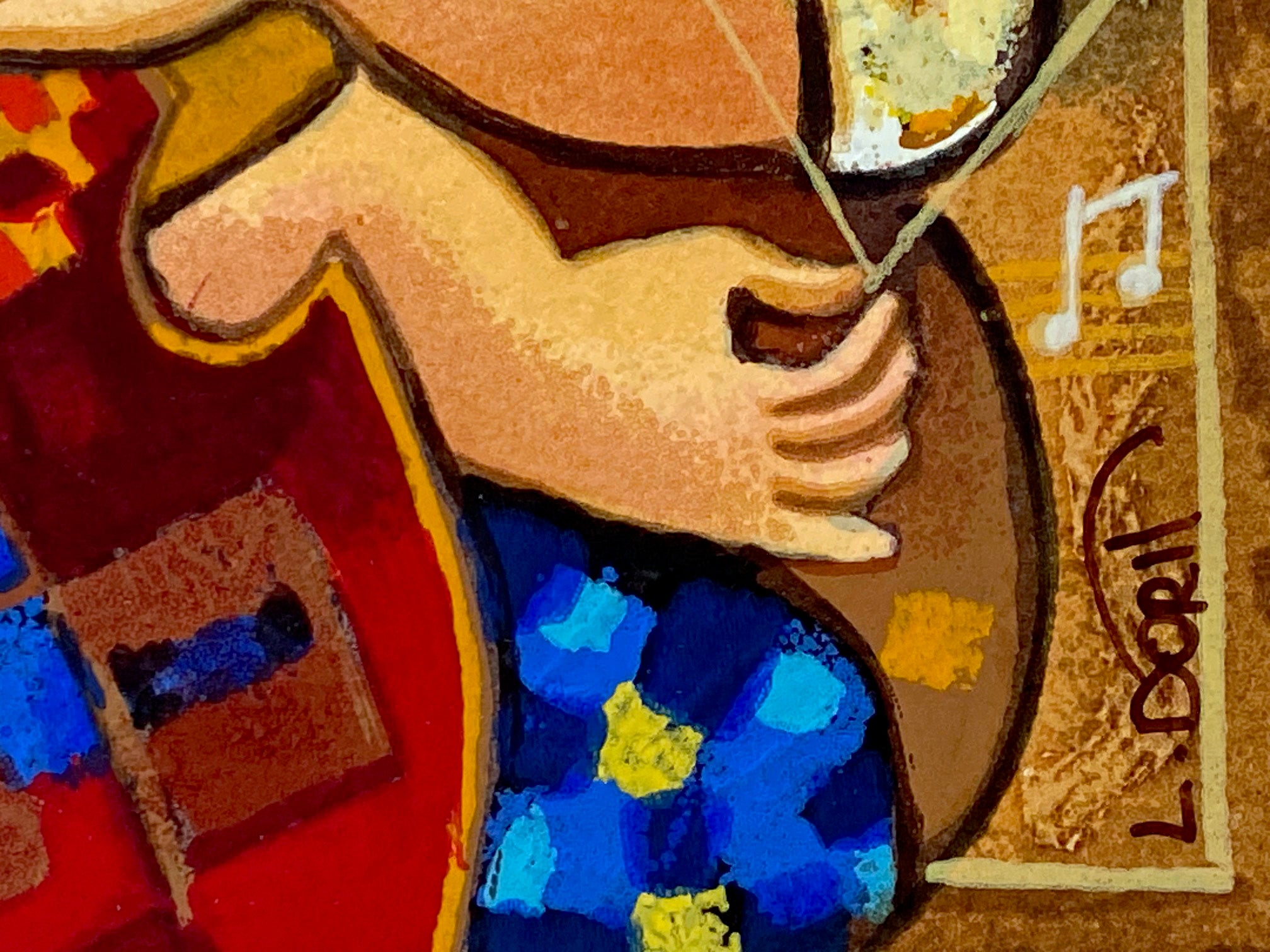 Salsa Fun II Dorit Levi Serigraph Artist Hand Signed and Numbered