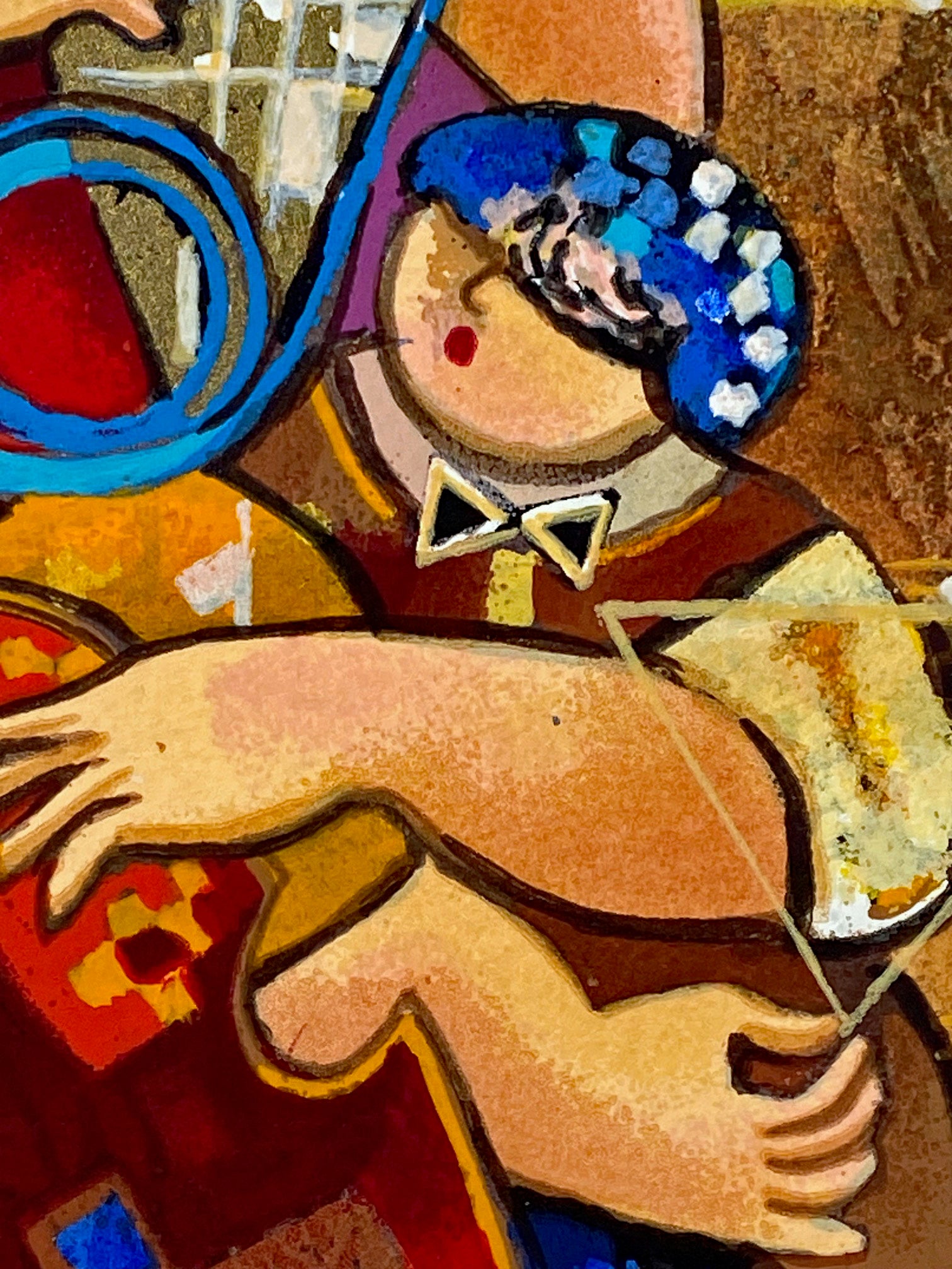 Salsa Fun II Dorit Levi Serigraph Artist Hand Signed and Numbered