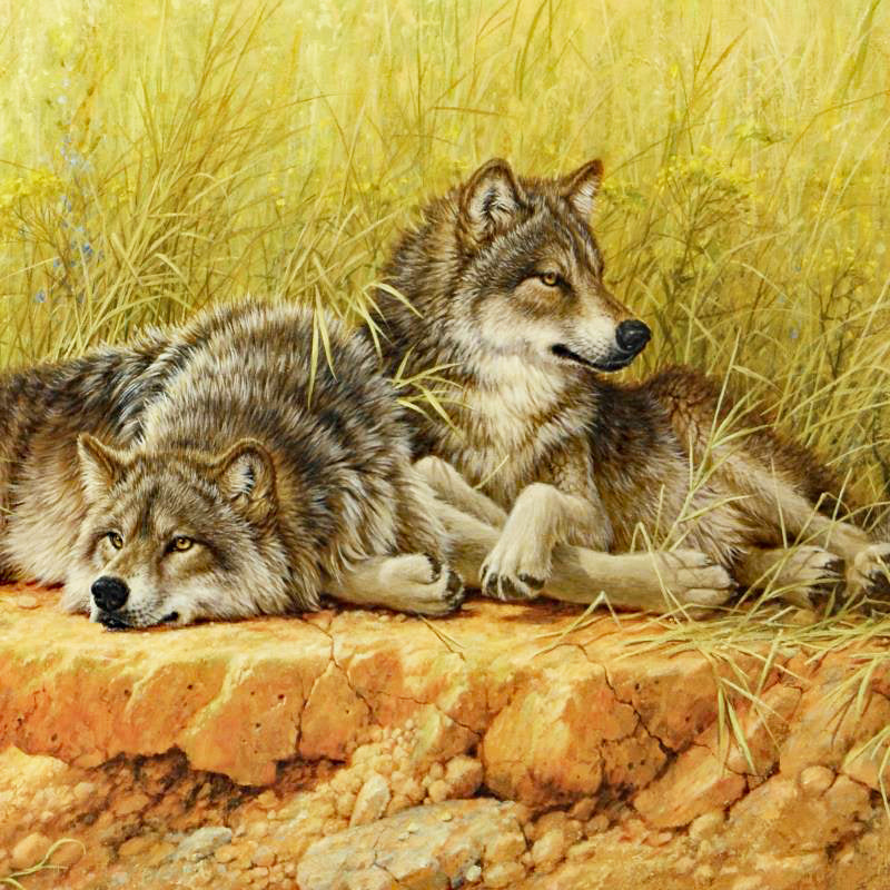 End Of Summer Larry Fanning Artist Proof Lithograph Print on Paper Artist Hand Signed and AP Numbered