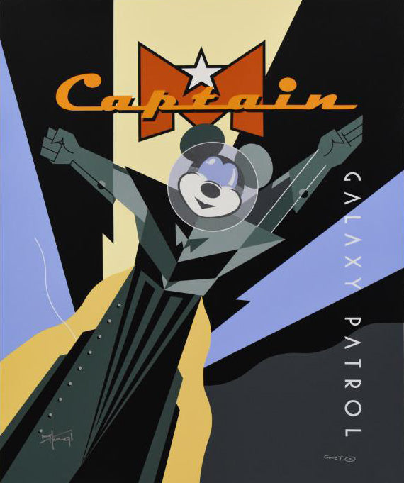 Captain M, Galaxy Patrol Mike Kungl Giclée Print Artist Hand Signed and Numbered