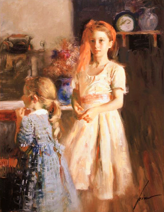 Best Friends Pino Daeni Giclée Print Artist Hand Signed and Numbered