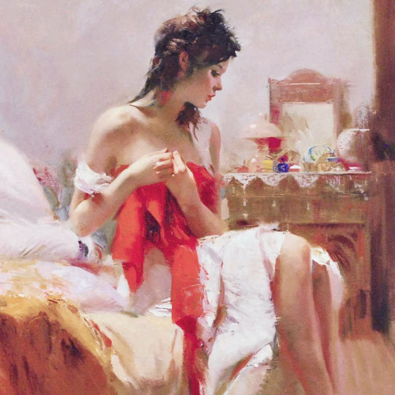Expectations Pino Daeni Canvas Giclée Print Artist Hand Signed and Numbered