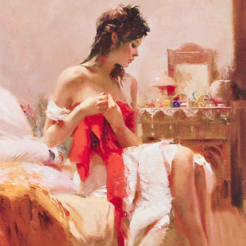 Expectations Pino Daeni Canvas Giclée Print Artist Hand Signed and Numbered