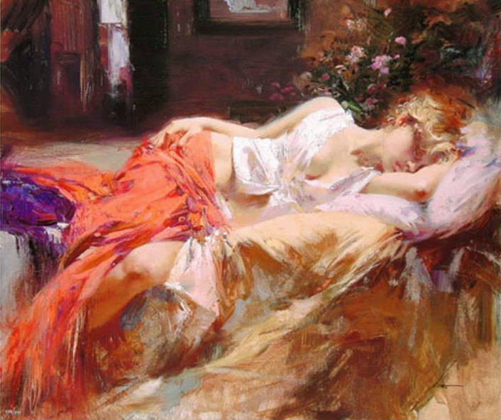 Day Dream Pino Daeni Giclée Print Artist Hand Signed and Numbered