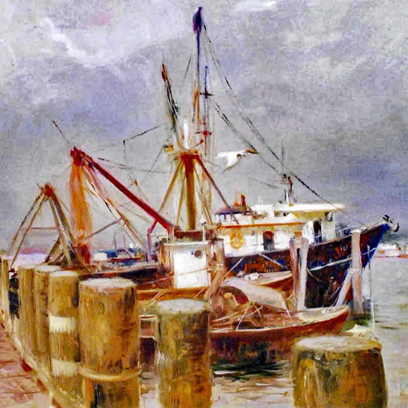 Safe Harbor Pino Daeni Giclée Print Artist Hand Signed and Numbered