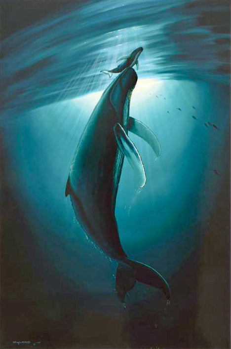 The First Breath Wyland Lithograph Print Artist Hand Signed and Numbered