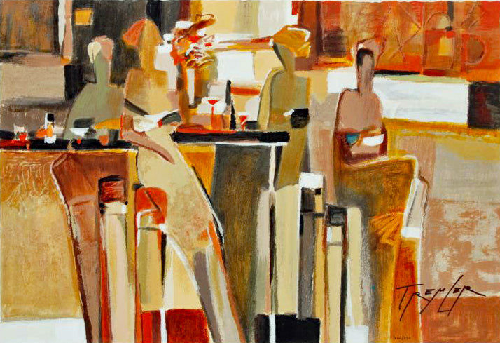 Matinee II Yuri Tremler Serigraph Print Artist Hand Signed and Numbered