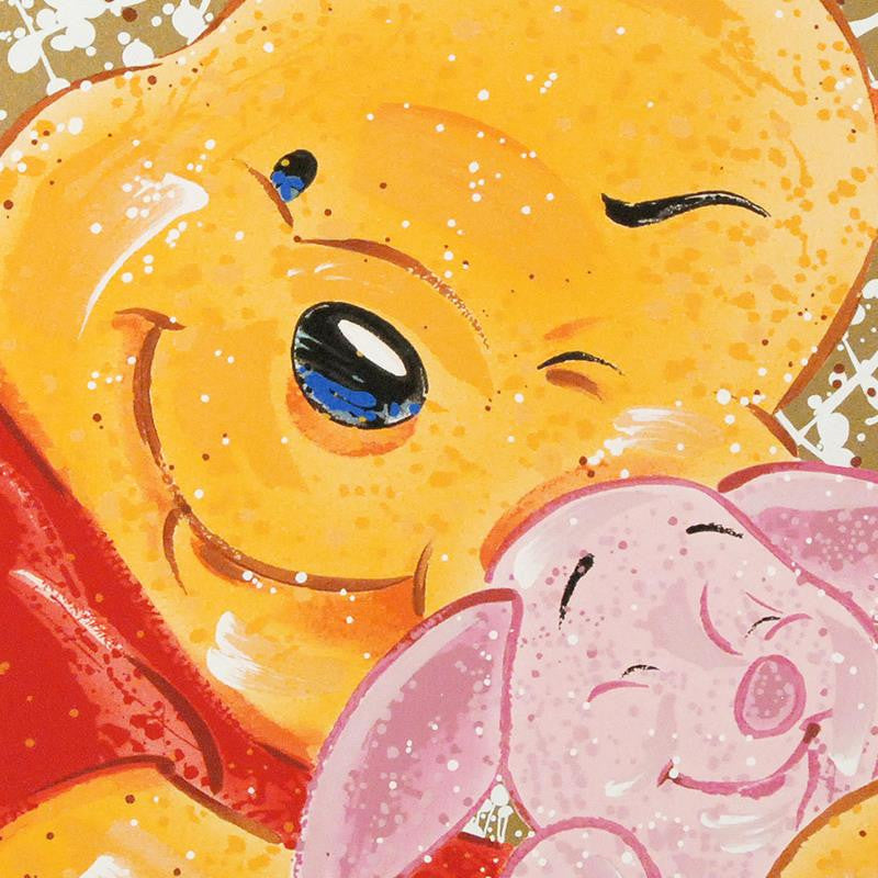 Very Important Piglet David Willardson Serigraph Print Artist Hand Signed and Numbered