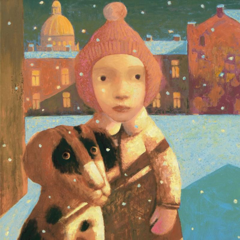 Best Friends Sasha Bassari Serigraph Hand Embellished Canvas Print Artist Hand Signed and HC Numbered