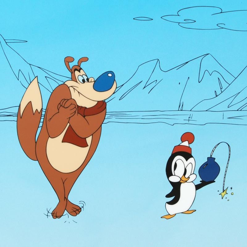 Chilly Willy Universal Studios Paul J Smith Sericel with Full Color Background