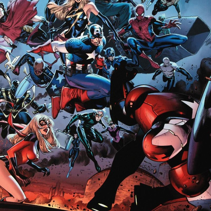 Siege 3 Marvel Comics Artist Olivier Coipel Canvas Giclée Print Numbered
