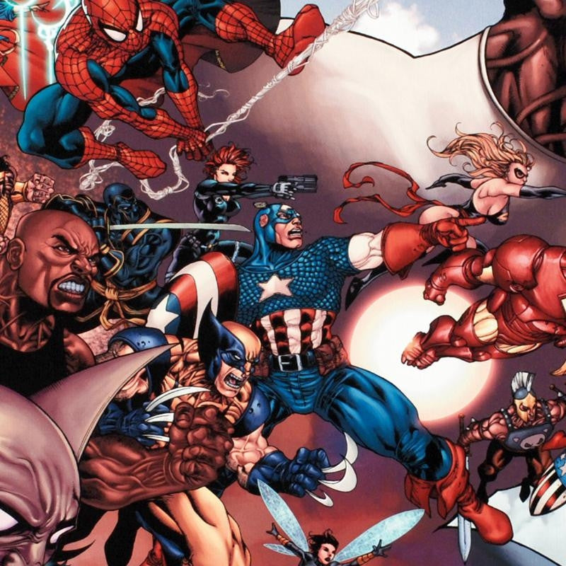 What If Civil War 1 Marvel Comics Artist Harvey Tolibao Canvas Giclée Print Numbered