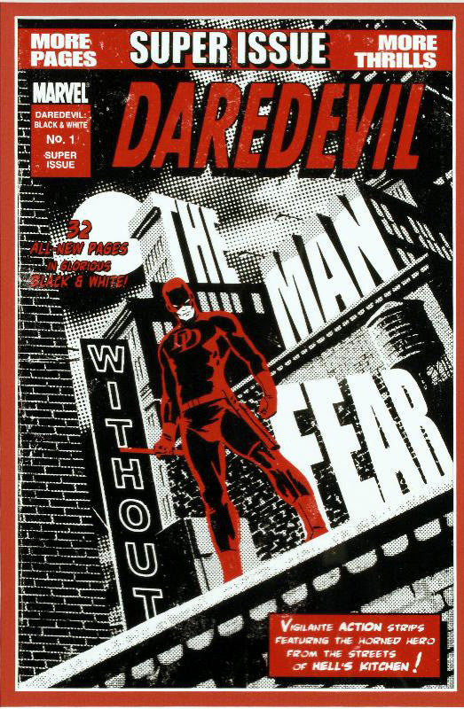 Daredevil Marvel Collector Covers Series Fine Art Lithocel Diptych Print Numbered and Matted
