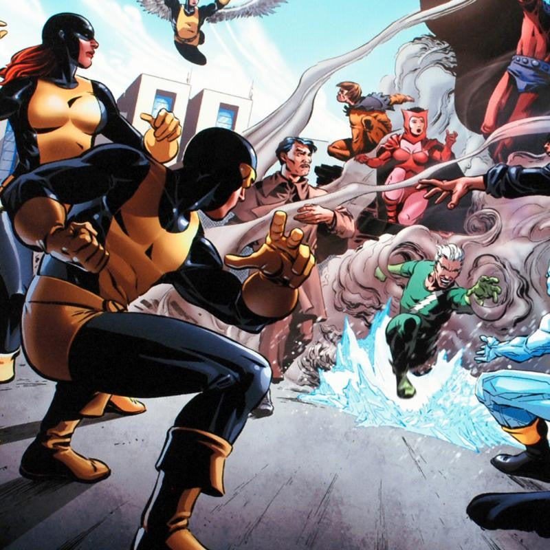 X Men Giant Size 1 Marvel Comics Artist Paco Medina Canvas Giclée Print Numbered