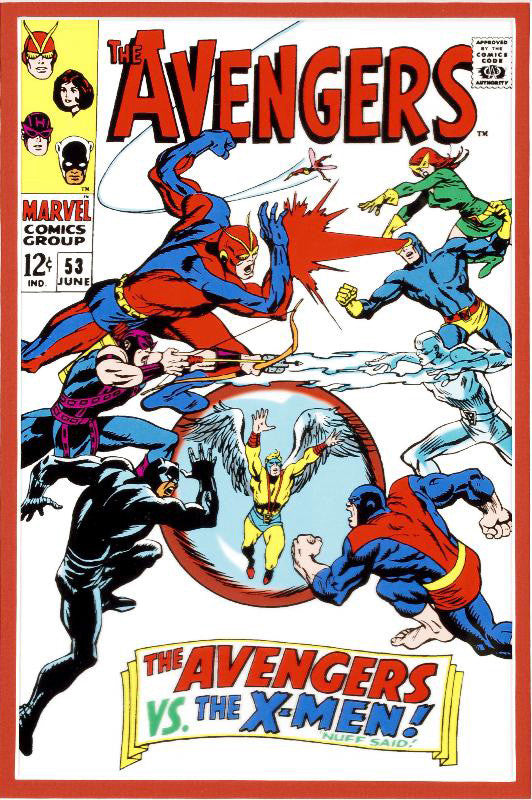 The Avengers Wolverine Marvel Collector Covers Series Diptych Lithocel Print Numbered and Matted