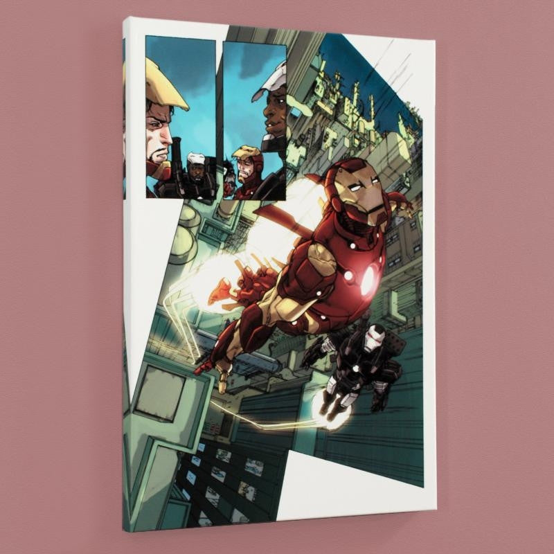 Iron Man 2 0 1 Marvel Comics Artist Barry Kitson Canvas Giclée Print Numbered