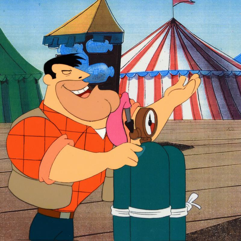 The Pink Panther Show MGM United Artists Original Production Animation Cel with Paired Pencil Sketches