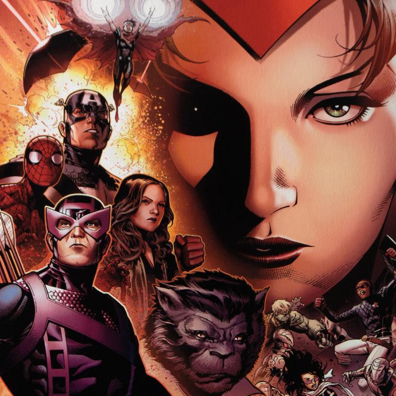 Avengers The Childrens Crusade 6 Marvel Comics Artist Jim Cheung Canvas Giclée Print Numbered