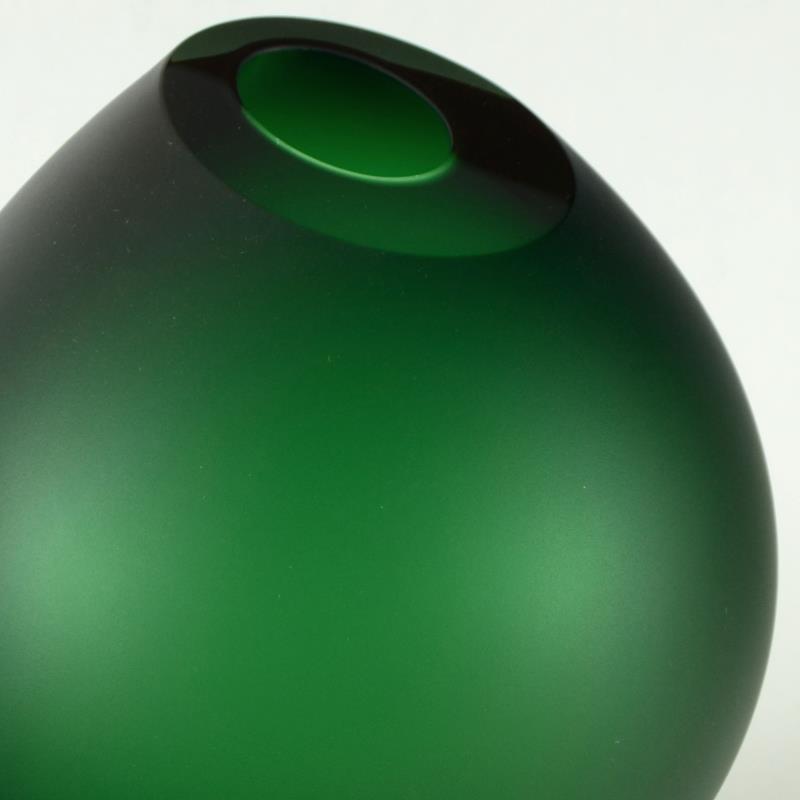 Paul Brayton Hand Blown Glass Vase Sculpture Artist Hand Signed and Dated