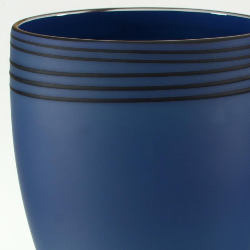 Paul Brayton Hand Blown Glass Vase Sculpture Artist Hand Signed and Dated