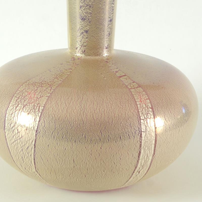 Paul Brayton Hand Blown Glass Vase Sculpture Artist Hand Signed and Dated