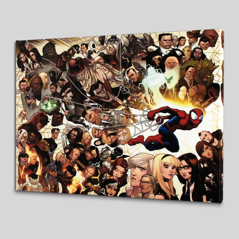Ultimate Spider Man 150 Marvel Comics Artist David Lafuente Canvas Giclée Print Numbered
