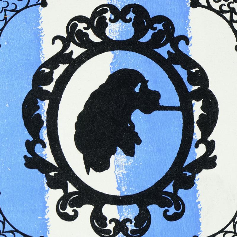 Lady and the Tramp Gail Rodgers Acrylic Silkscreen Painting on Canvas from her Mirror Mirror Series Artist Hand Signed