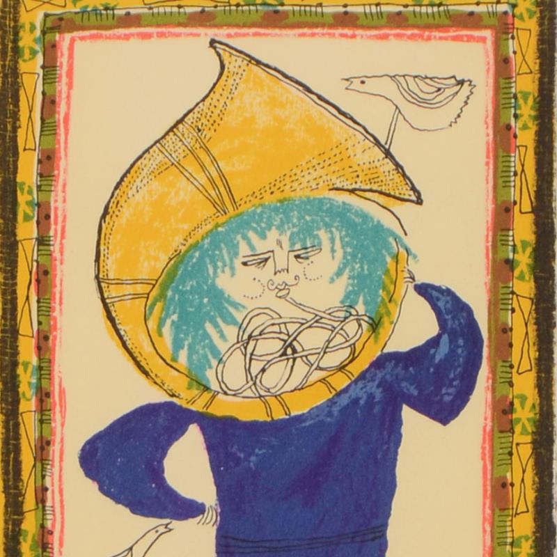 Untitled Judith Bledsoe Artist Proof Lithograph Artist Hand Signed EA Numbered and Framed