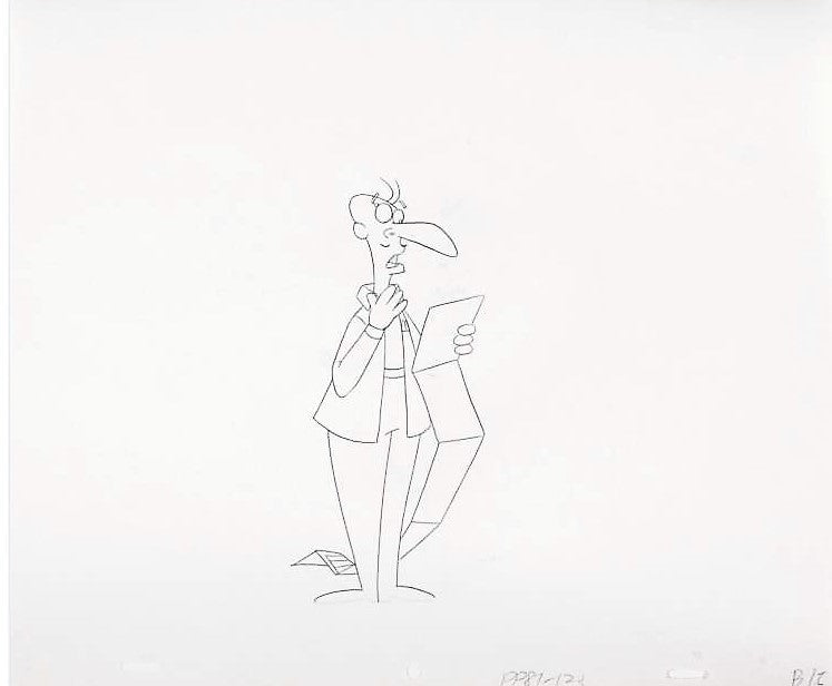 The Pink Panther Show MGM United Artists Production Animation Cel and Paired Pencil Sketch