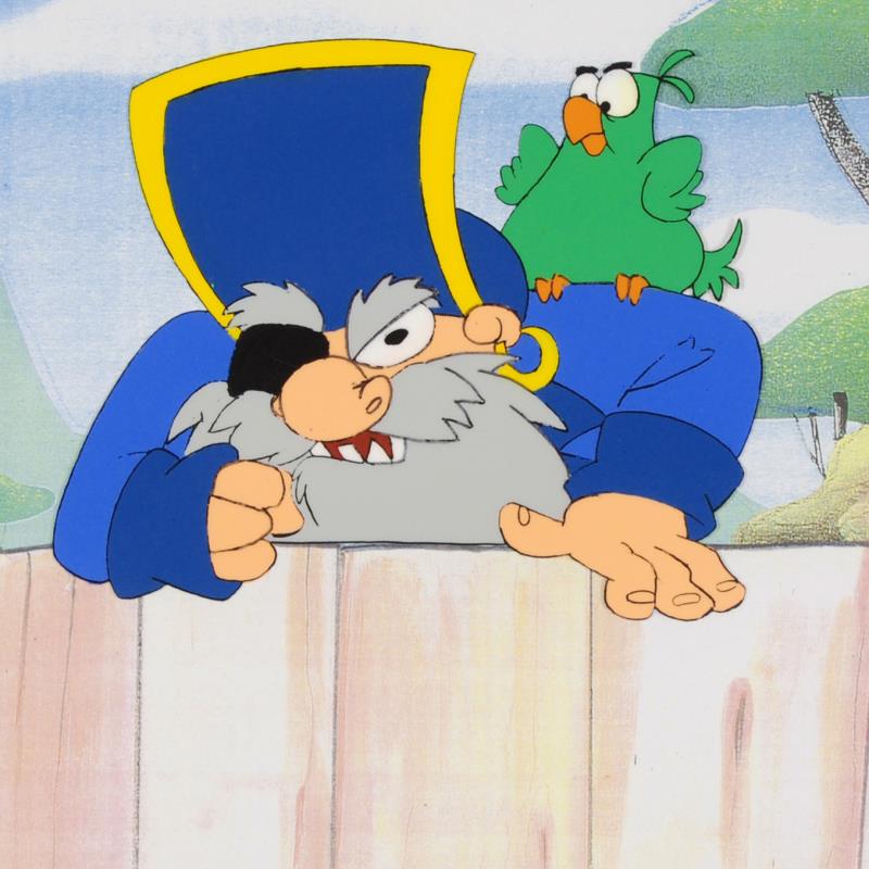 The Pink Panther Show MGM United Artists Production Animation Cel and Paired Pencil Sketch