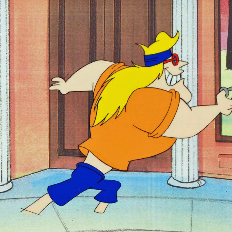 The Pink Panther Show MGM United Artists Production Animation Cel with Paired Pencil Sketch