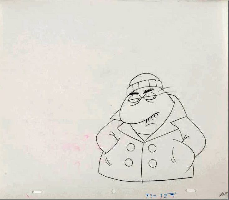 The Pink Panther Show MGM United Artists Production Animation Cel with Paired Pencil Sketch
