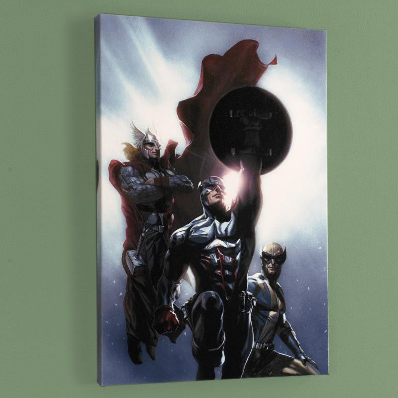 Secret Invasion 8 Marvel Comics Artist Gabriele Dell Otto Canvas Giclée Print Numbered