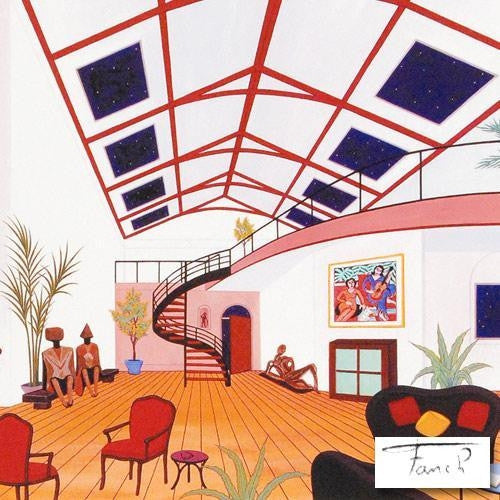 Loft Sky Fanch Ledan Artist Proof Canvas Giclée Print Artist Hand Signed and AP Numbered