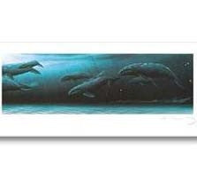 Annual Migration 1 & 2 Wyland Mixed Media Prints Artist Hand Signed and Numbered