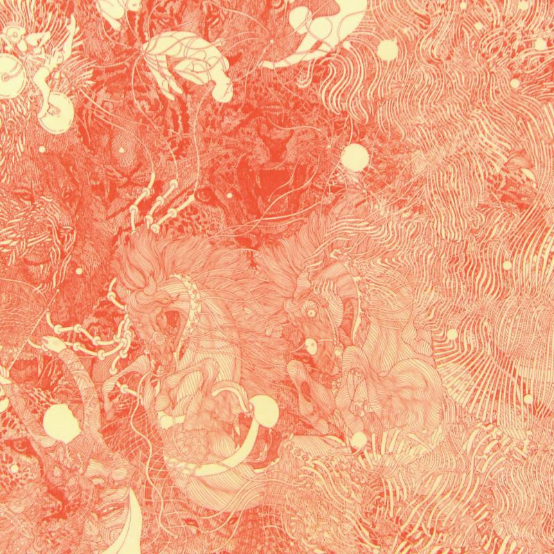 Le Cirque Burnt Scarlet Guillaume Azoulay Fine Art Etching Artist Hand Signed and Numbered