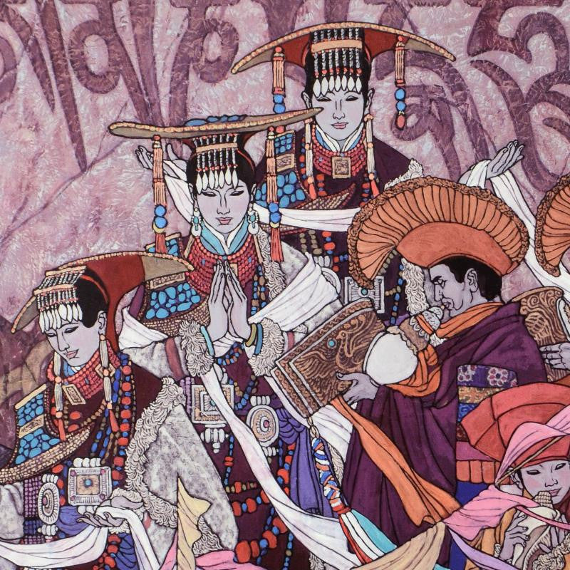 The Cloth that Binds Us Zu Ming Ho Artist Proof Canvas Giclée Print Artist Hand Signed and AP Numbered