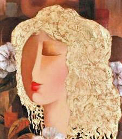 Secret Love Arbe Ara Berberyan Canvas Giclée Print Artist Hand Signed and Numbered