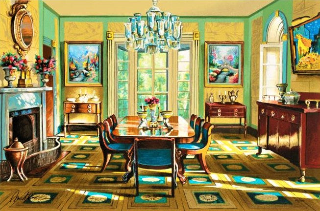 Homage to Van Gogh Anatoly Metlan Serigraph Print Artist Hand Signed and Numbered