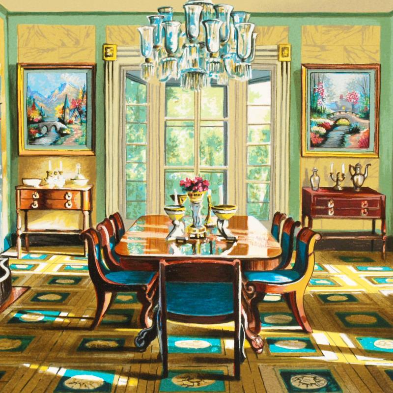 Homage to Van Gogh Anatoly Metlan Serigraph Print Artist Hand Signed and Numbered