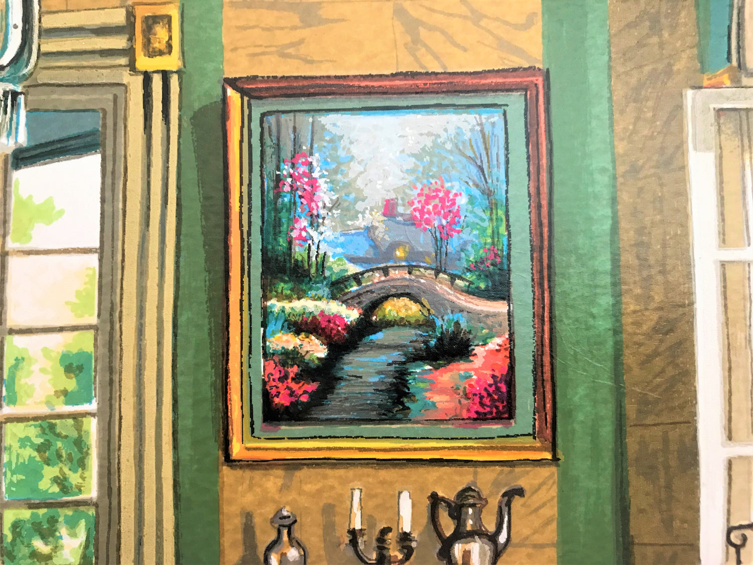 Homage to Van Gogh Anatoly Metlan Serigraph Print Artist Hand Signed and Numbered