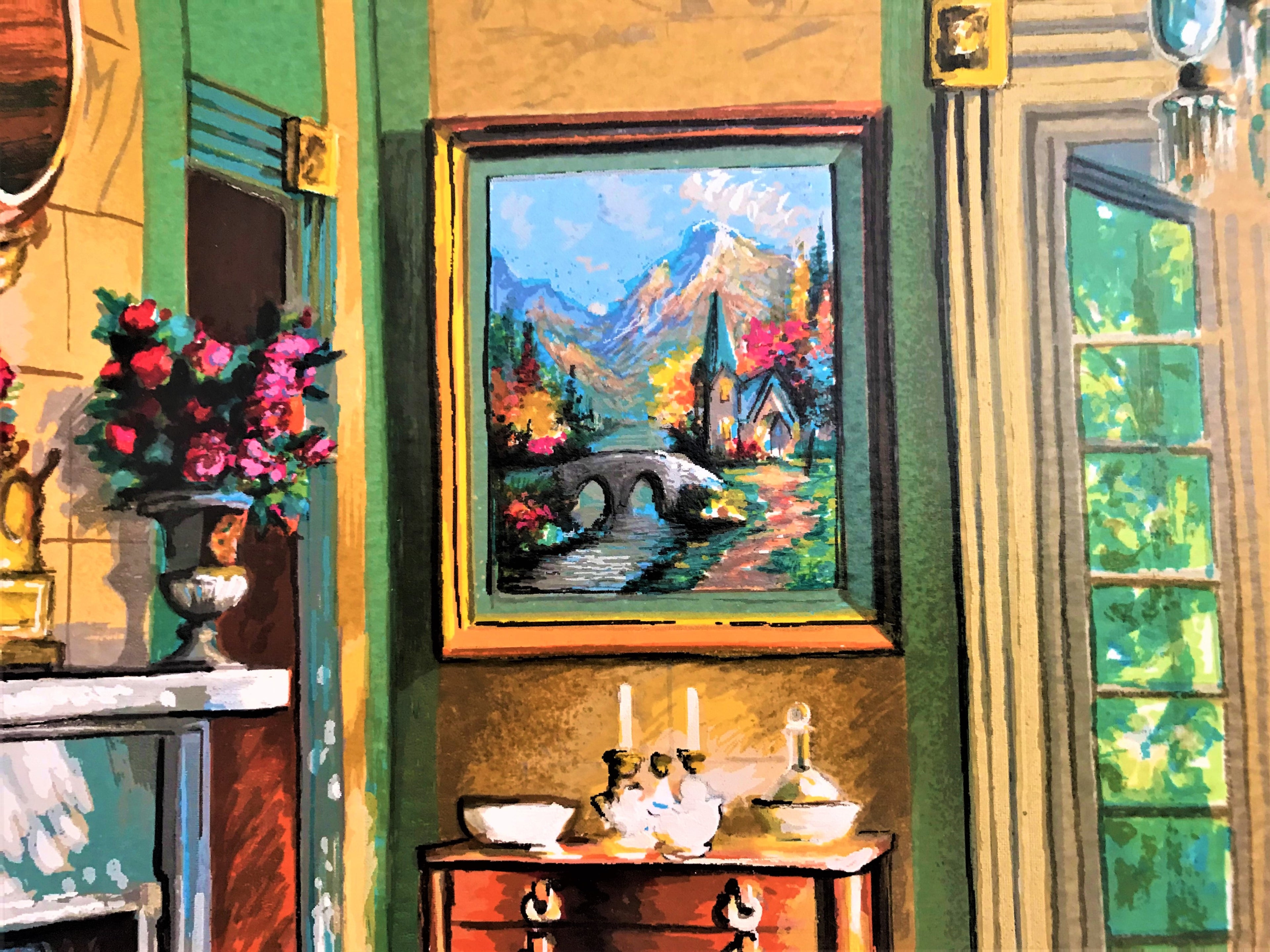 Homage to Van Gogh Anatoly Metlan Serigraph Print Artist Hand Signed and Numbered