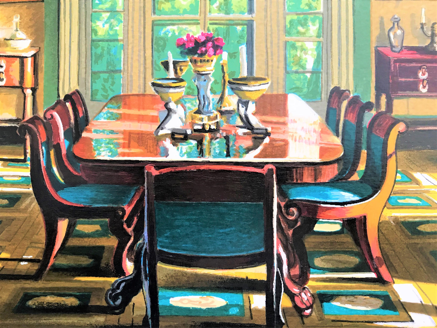 Homage to Van Gogh Anatoly Metlan Serigraph Print Artist Hand Signed and Numbered