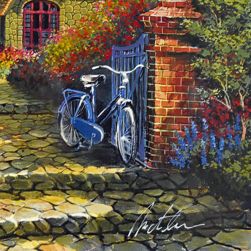 Castle in the Woods Anatoly Metlan Artist Proof Serigraph Print Artist Hand Signed and EA Numbered