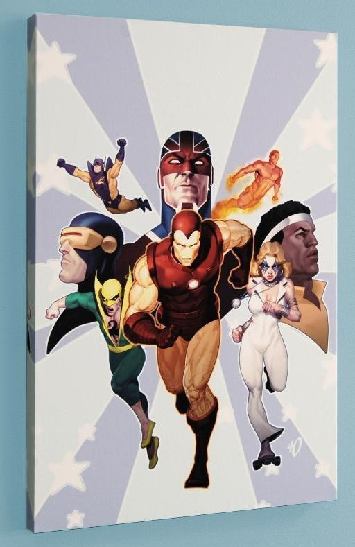 Iron Age Omega 1 Marvel Comics Artist Ariel Olivetti Fine Art Canvas Giclée Print Numbered